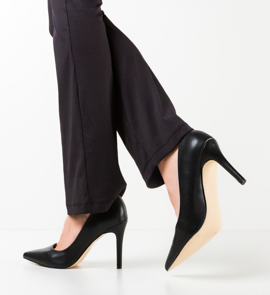 Pantofi Dama Plazar Negri - Eleganță și Stil - imagine 2