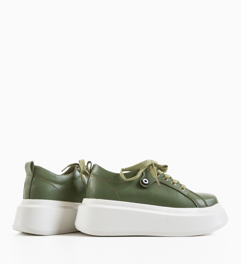 Pantofi Casual Nuandre Verzi - Confort Zi de Zi