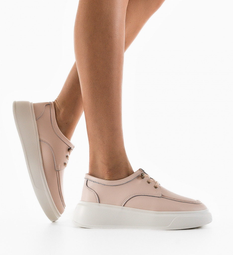 Pantofi Casual Naenia Roz | Confort Zilnic - imagine 4