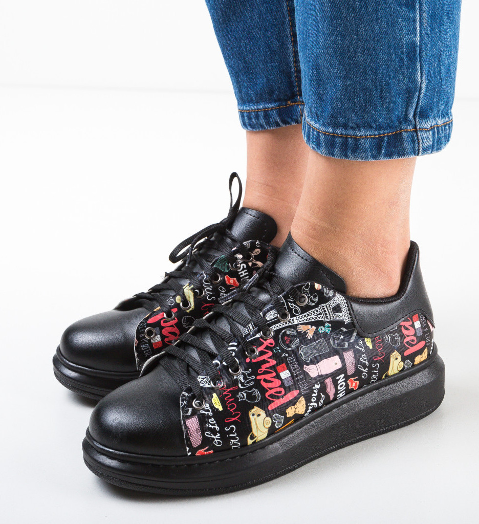 Pantofi Sport Arli Negri | Confort și Versatilitate - imagine 4