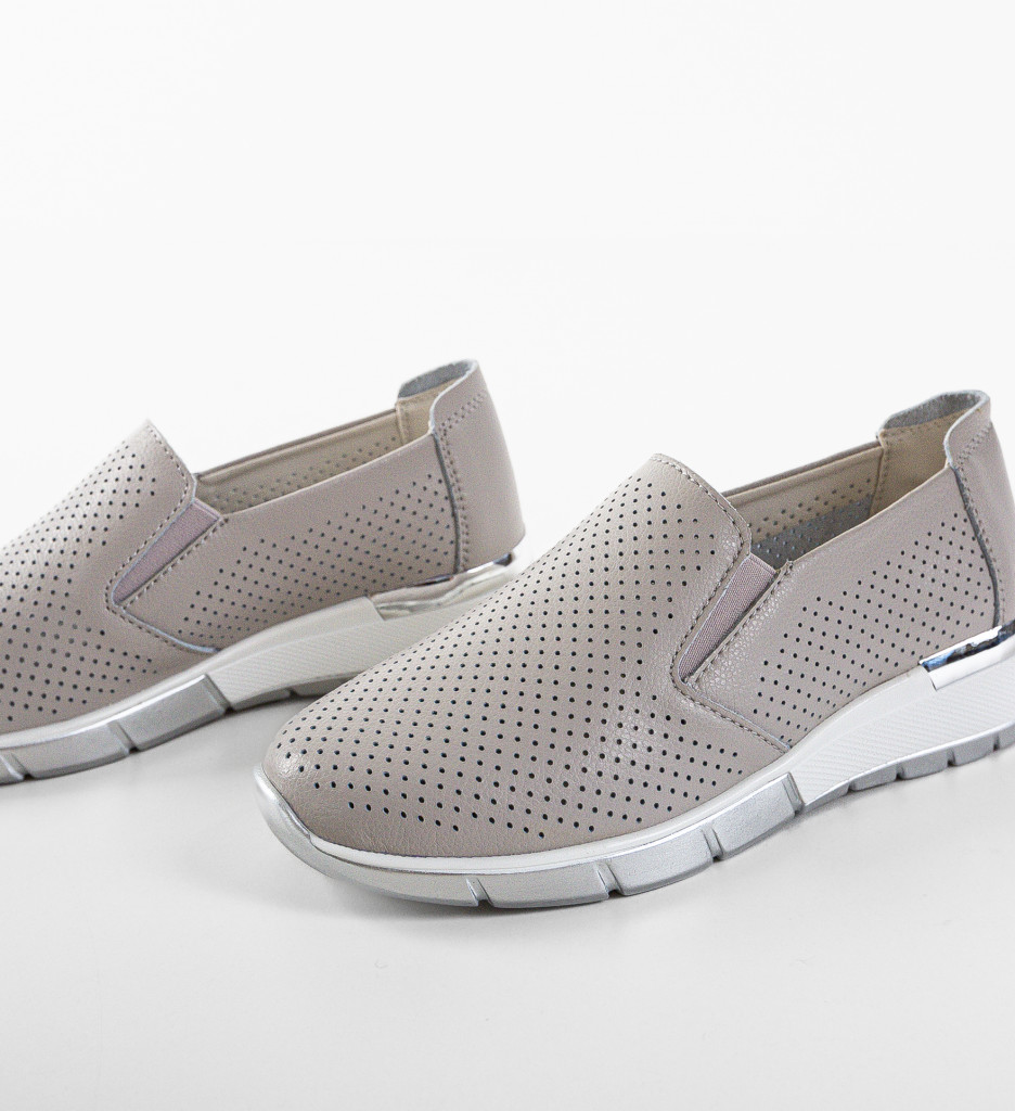 Pantofi Pufine Gri | Confort și Stil Casual - imagine 7