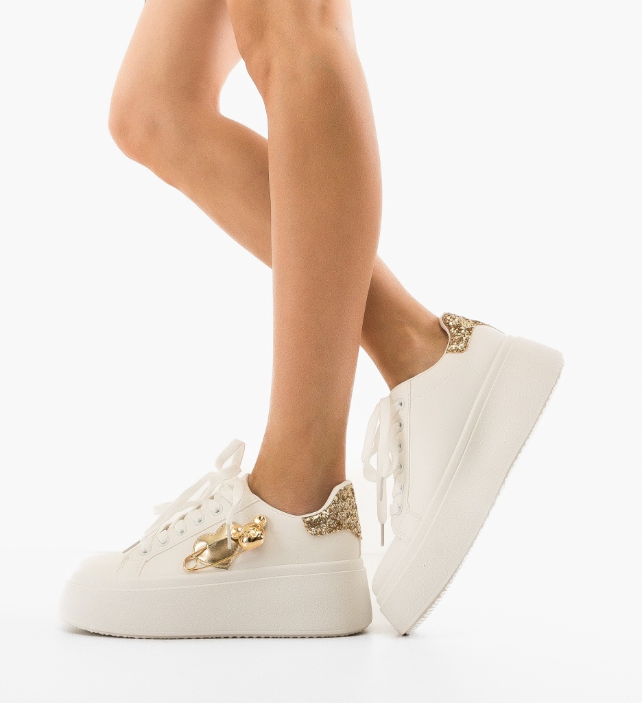 Sneakers Dama Neela Aurii | Stil și Confort - imagine 2