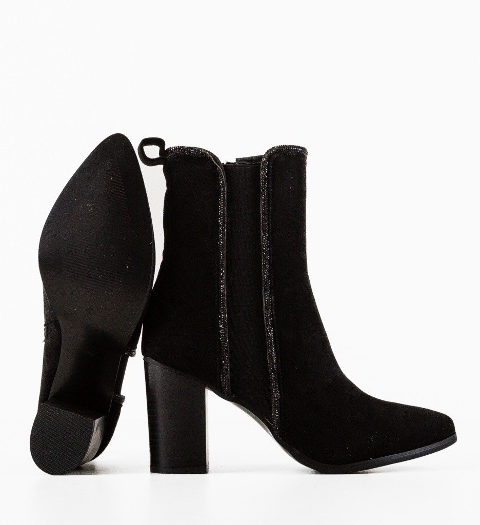 Botine Dama Capitani Negre | Stil & Confort - imagine 6