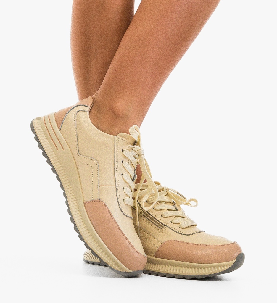 Pantofi Casual Koalka Bej 3 - Confort și Eleganță