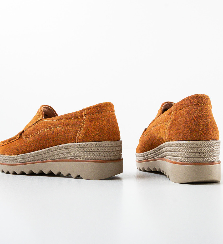 Pantofi Casual Smirno Camel | Confort și Eleganță - imagine 6