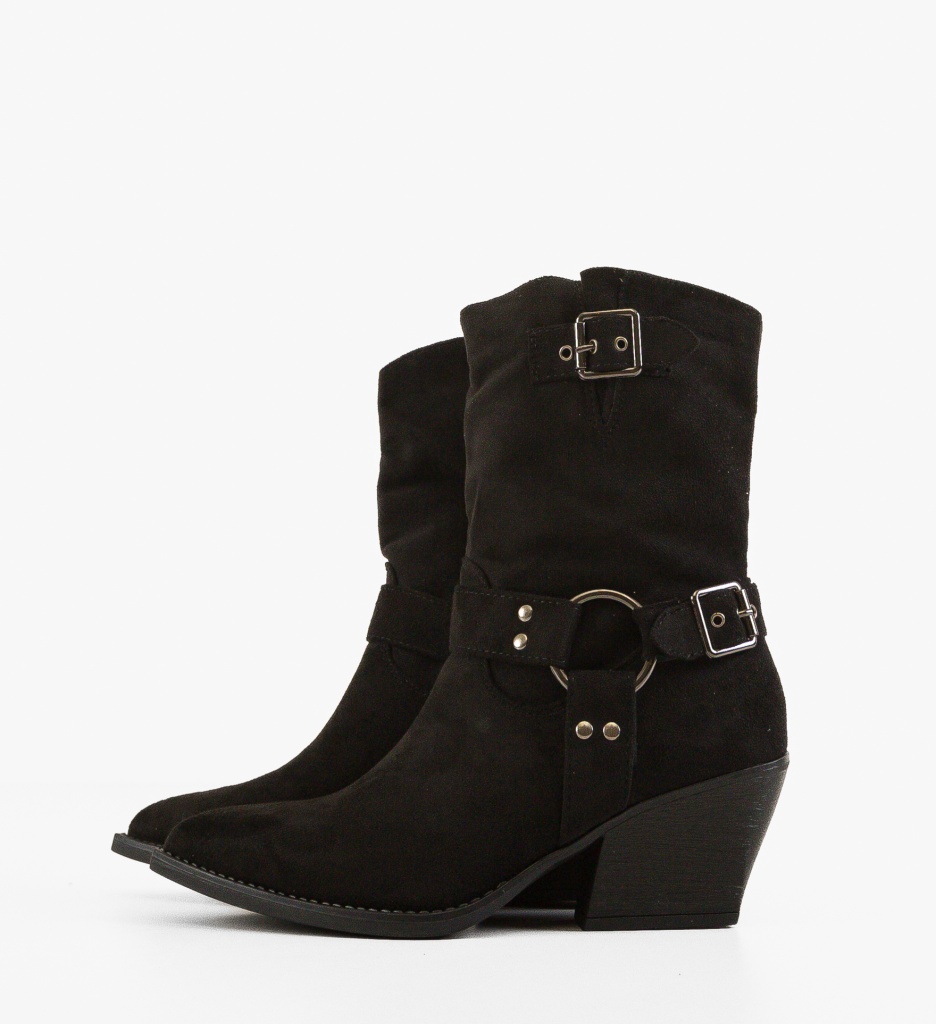 Botine Dama Edwin Negre | Eleganță și Stil - imagine 3