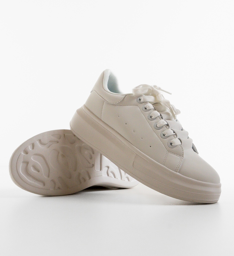 Sneakers Dama Albe | Confort și Stil Urban