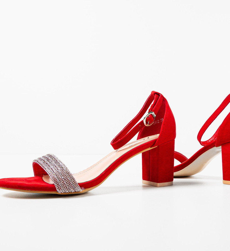 Sandale Ward Rosii cu Toc - Eleganta la Fiecare Pas - imagine 6