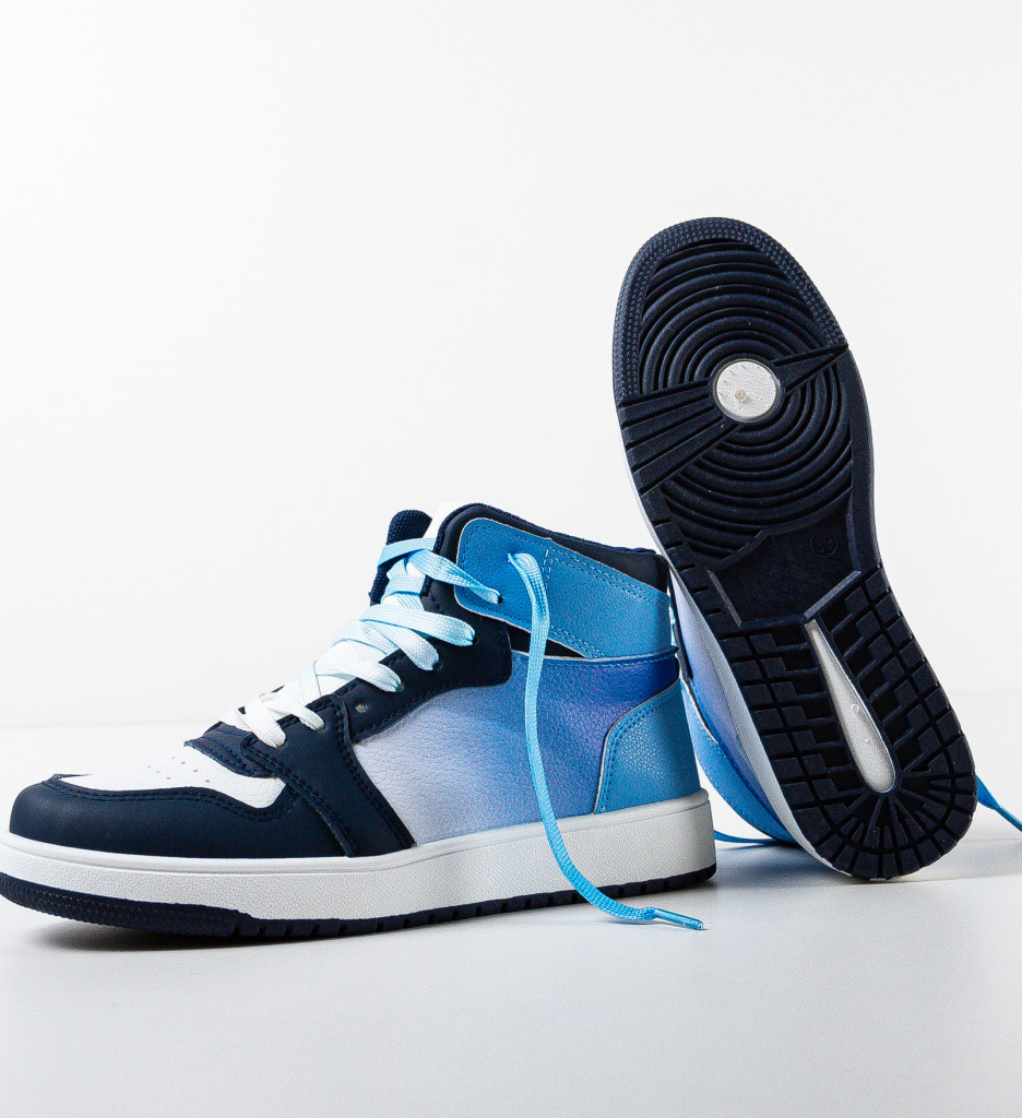 Sneakers Dama Galvan Albastri | Confort & Stil - imagine 7
