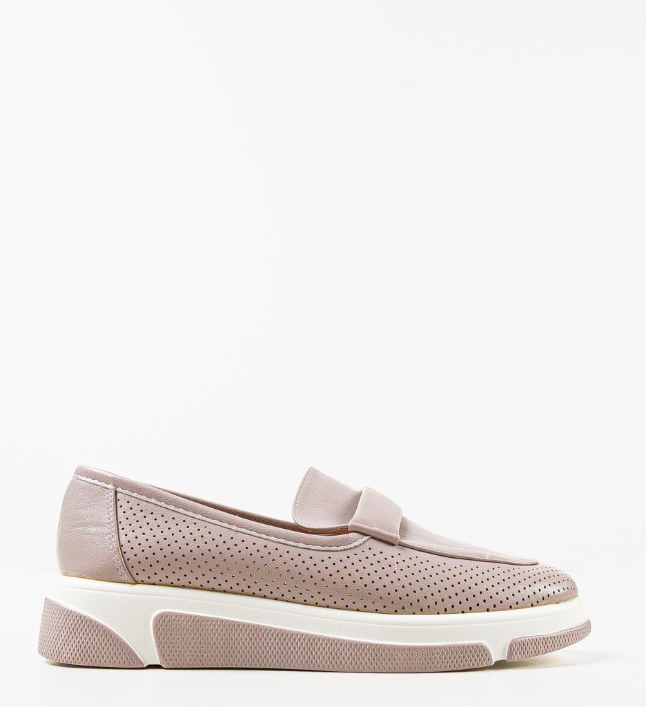 Pantofi Casual Gerta Gri | Stil Confortabil - imagine 4