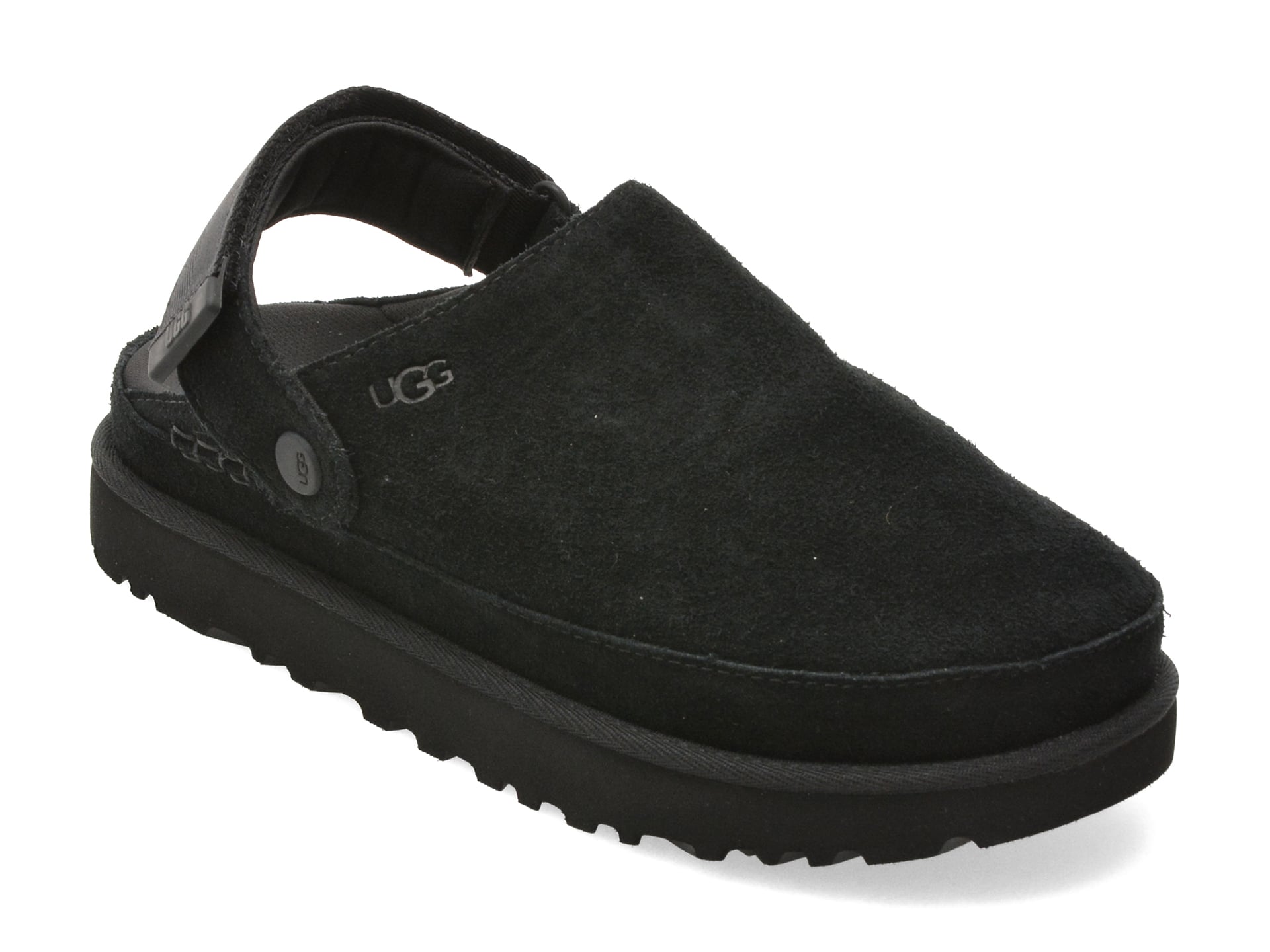 Papuci UGG Goldenstar Clog Negri Piele