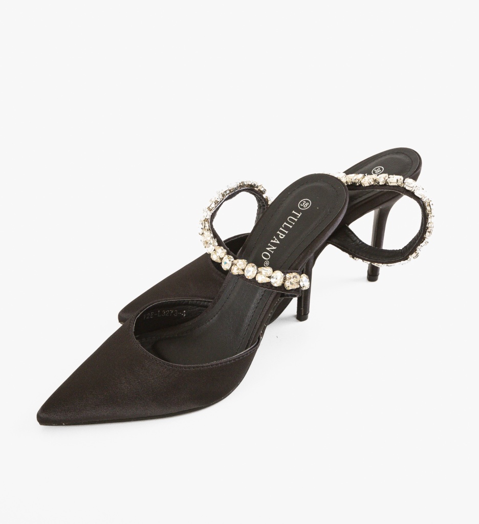 Pantofi Havenot Negri Eleganți cu Toc - Stil Refined - imagine 5