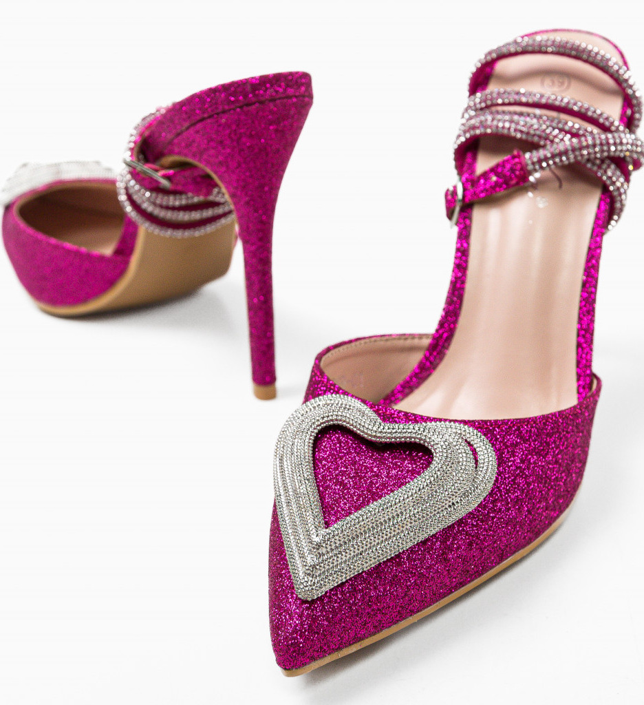 Pantofi Toc Jeuness Fuchsia - Eleganță Remarcabilă - imagine 7