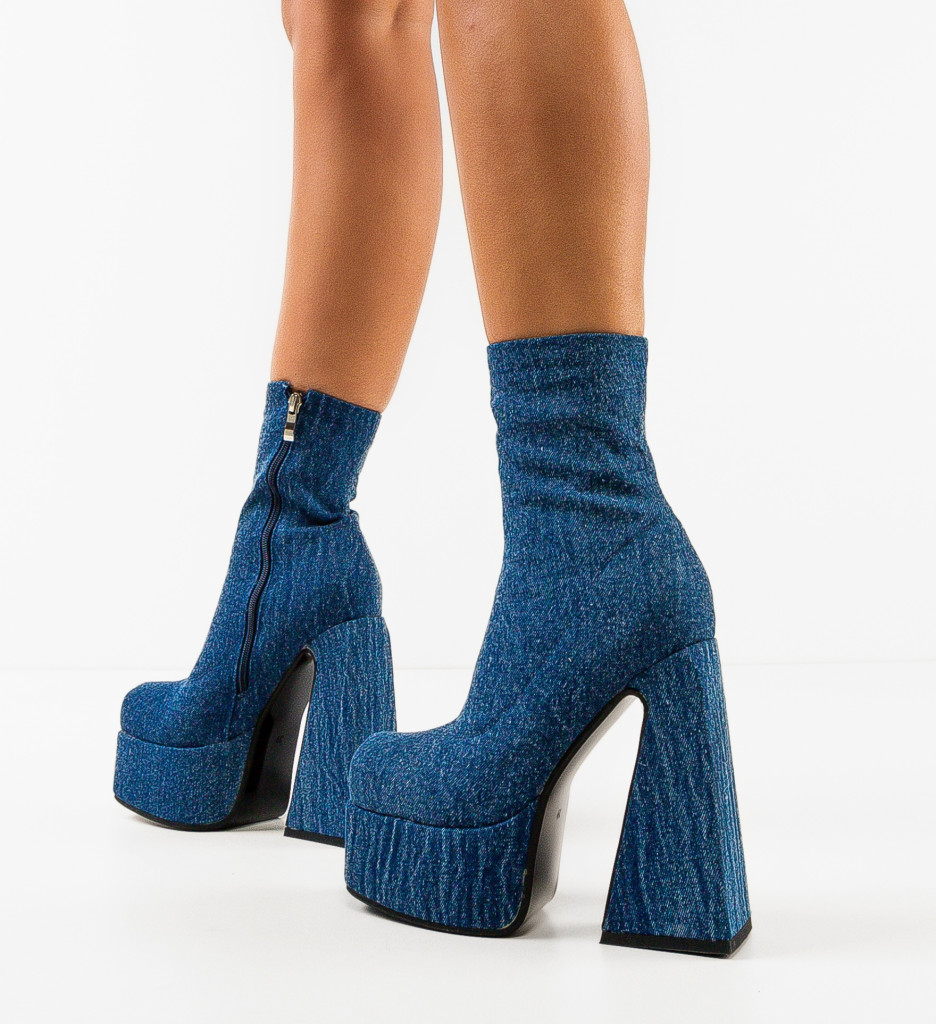 Botine Huron Albastre - Stil și Confort - imagine 10