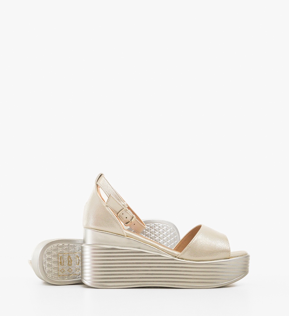 Platforme Dama Danyz Argintii | Stil & Eleganță - imagine 3