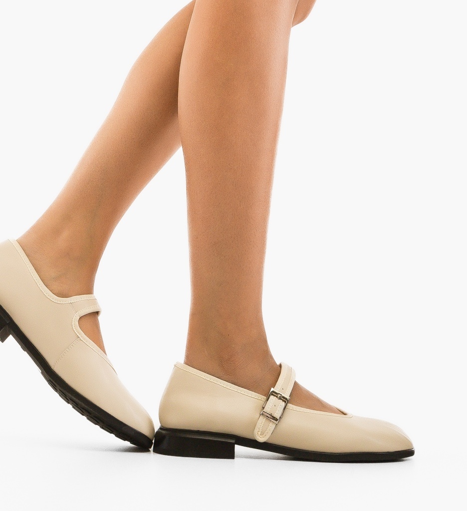 Pantofi Casual Greta Bej - Confort și Stil - imagine 2