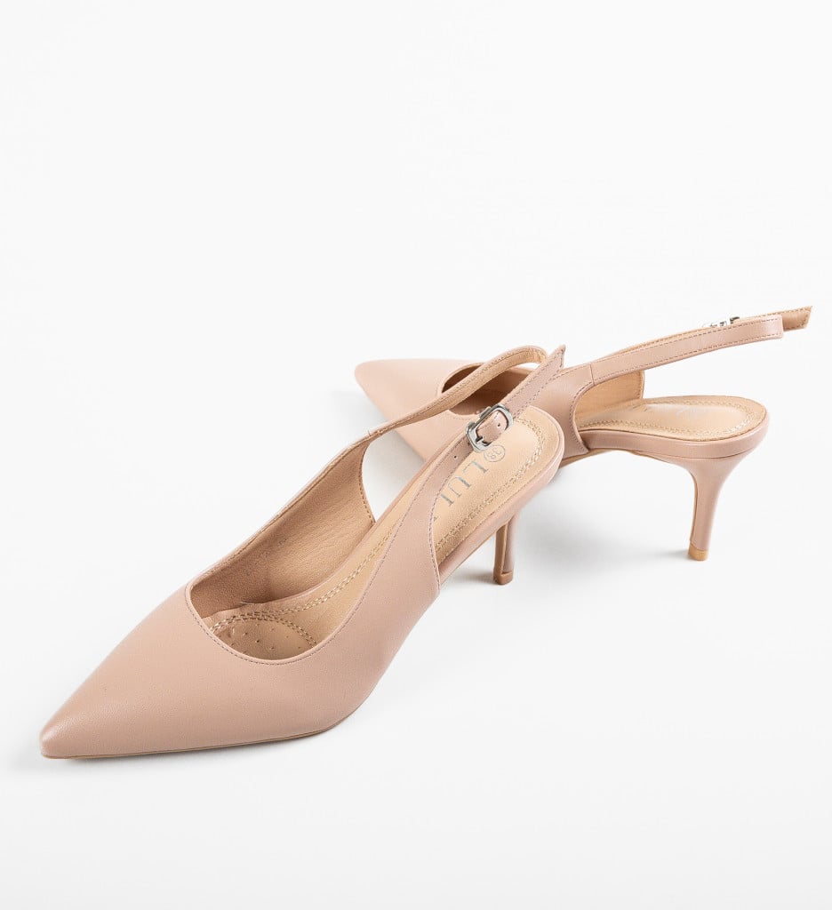 Pantofi Leroy Nude | Eleganță și Stil - imagine 8