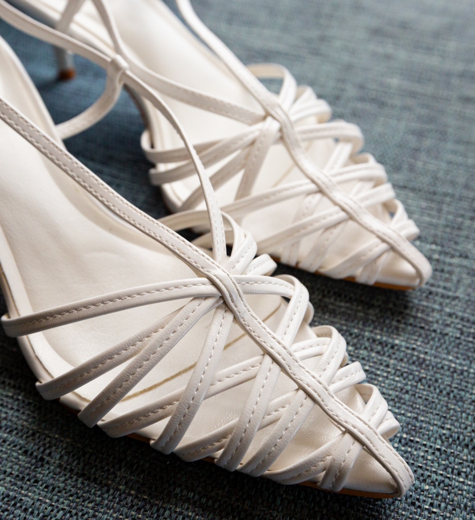 Pantofi dama Zanehha Albi eleganți cu toc - imagine 7