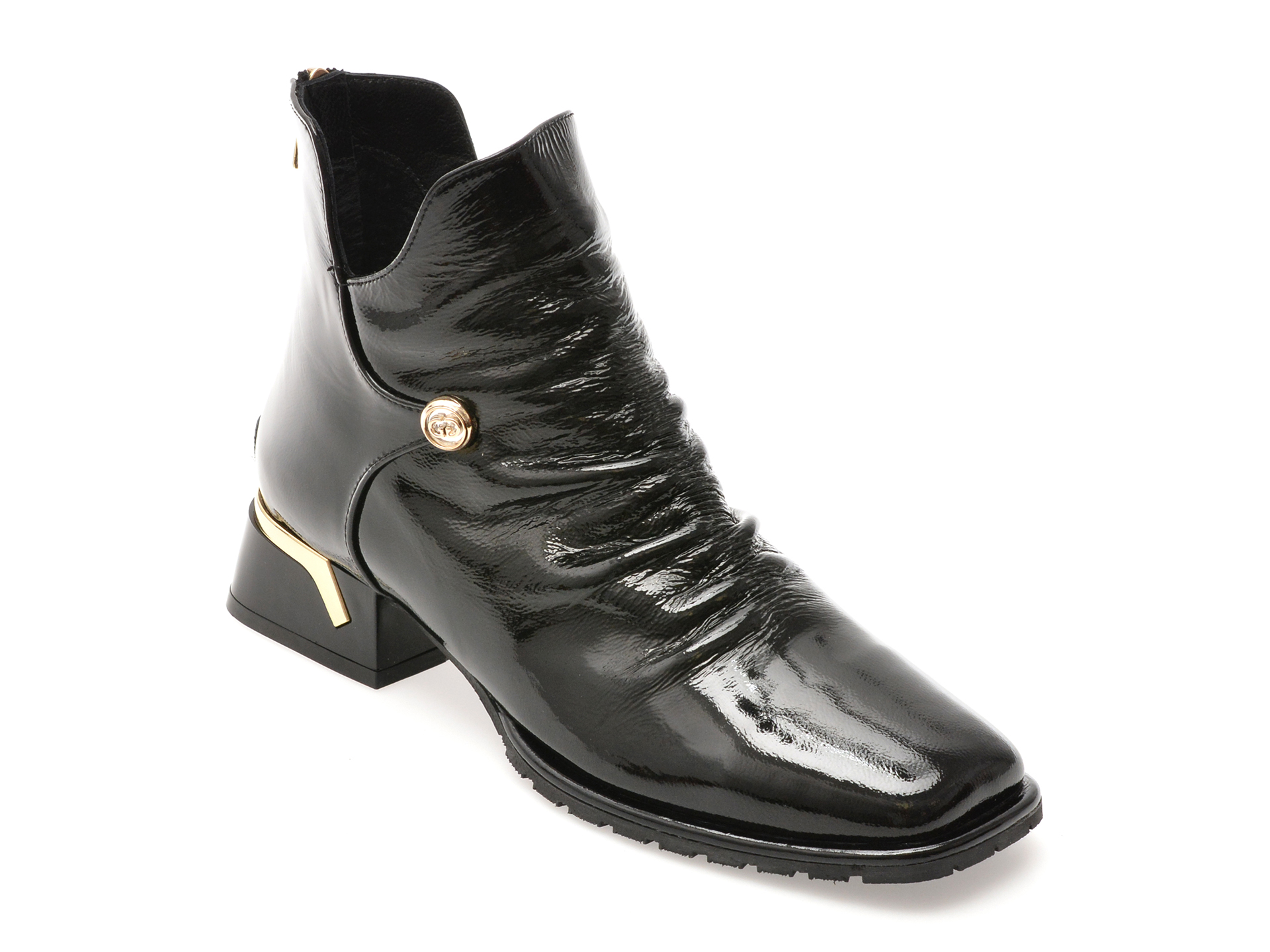 Ghete EPICA Piele Lacuită Elegante