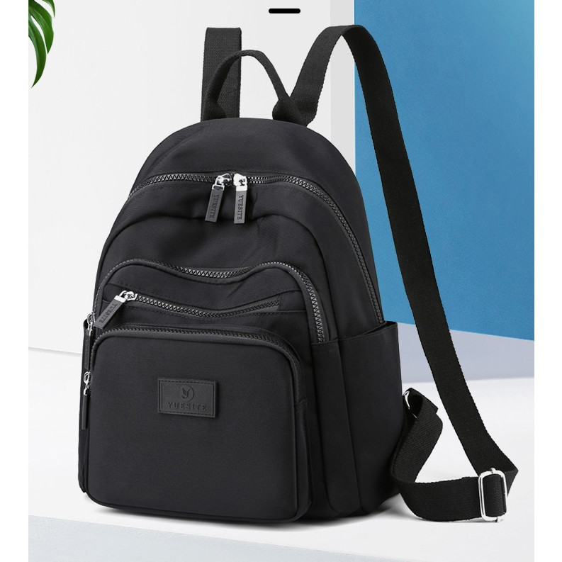 Rucsac Dama Neli Pfy, Negru, Practic - imagine 3