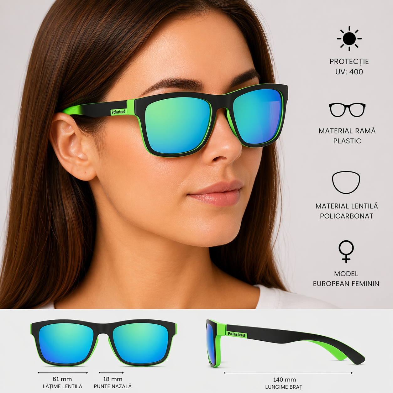 Ochelari de soare Picadili cu protectie UV 400 - imagine 4