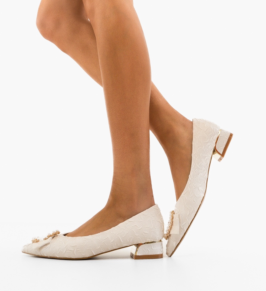 Pantofi Avital Albi | Eleganță la fiecare pas - imagine 2