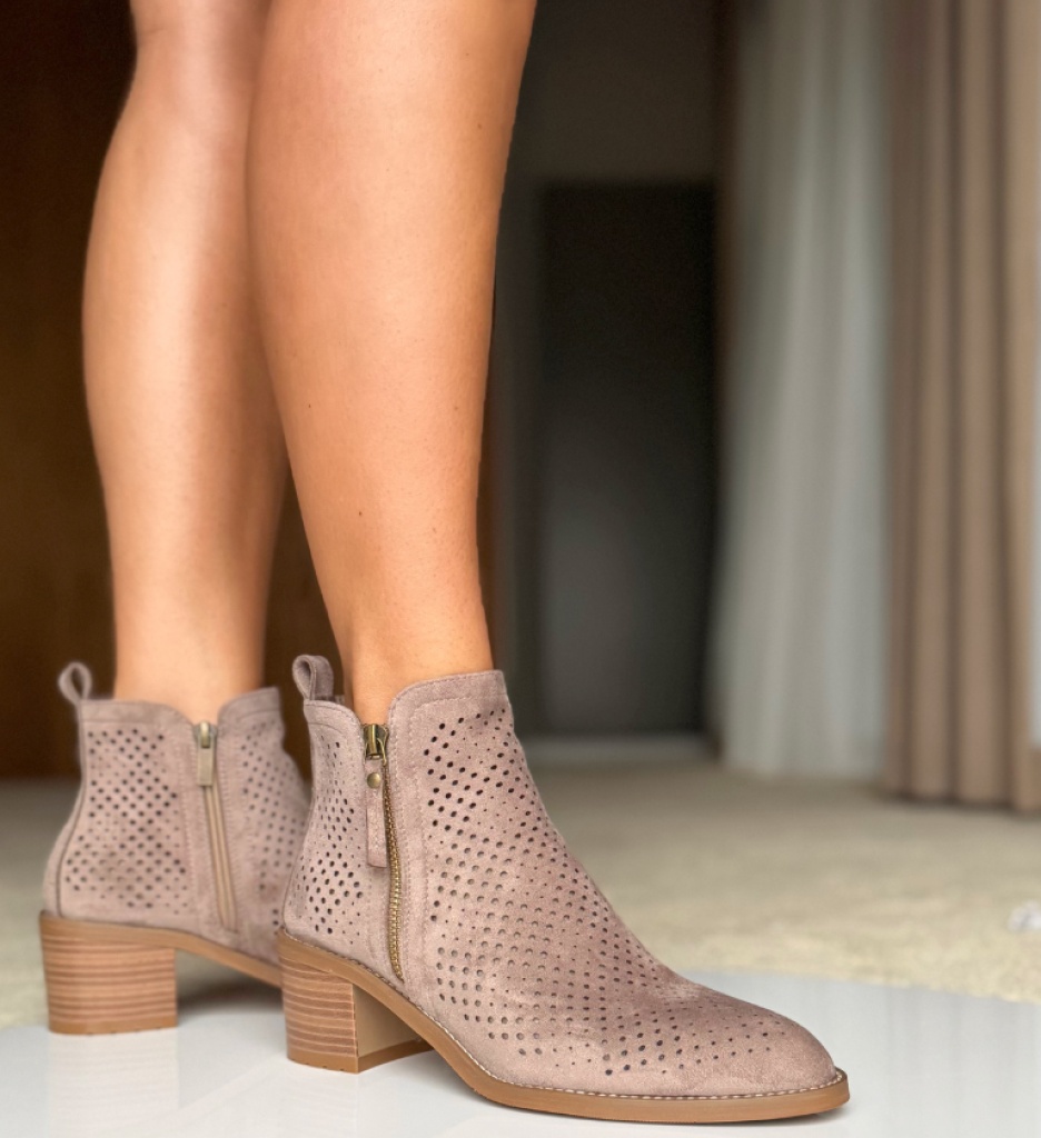 Botine Dama Kaminar Gri - Eleganță și Confort - imagine 4