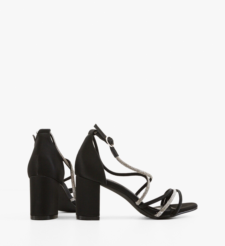 Sandale Toc Sylvia Negre | Eleganță Maximă - imagine 4