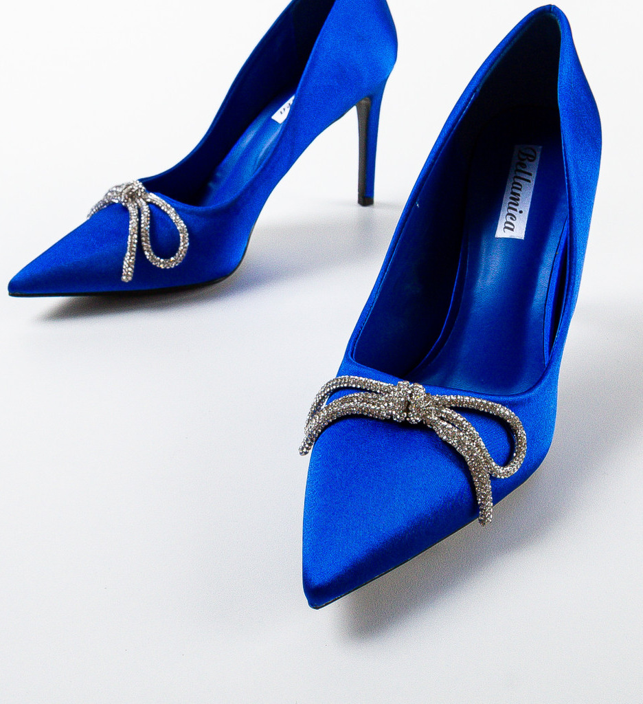 Pantofi dama Arwen Albastri | Eleganță Asigurată - imagine 5