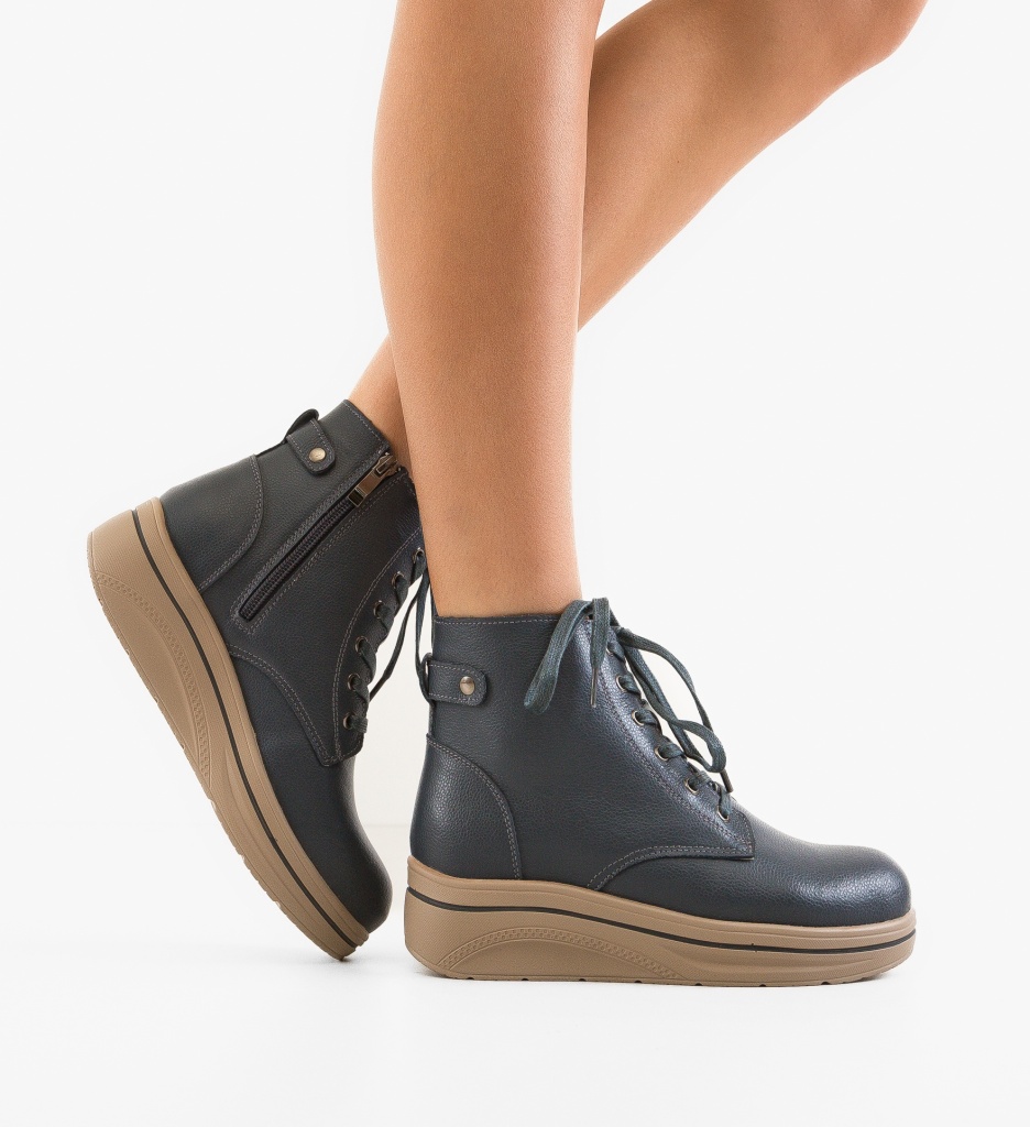 Pantofi Casual Lakiob Gri - Confort și Stil - imagine 3