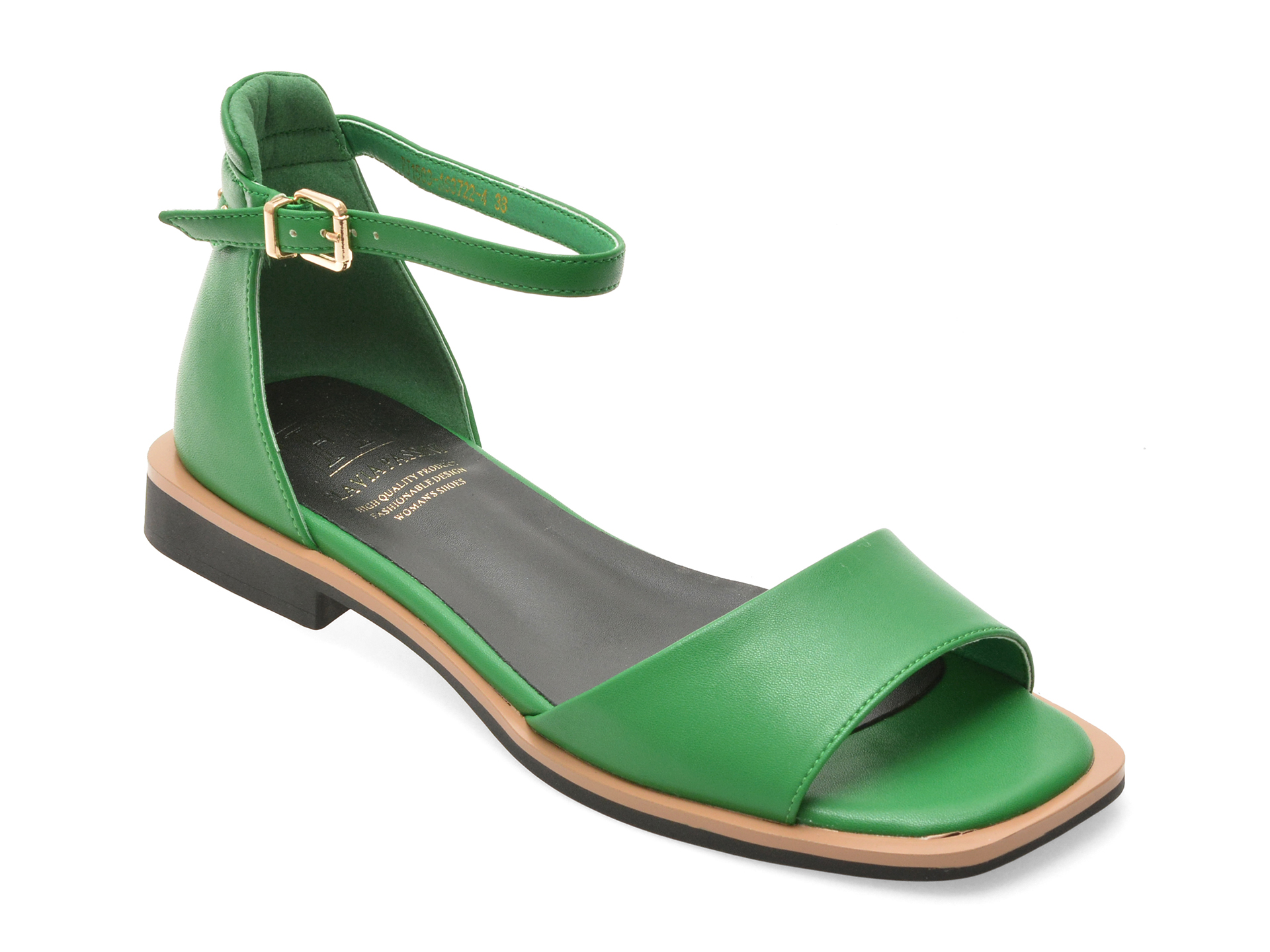 Sandale Flavia Passini Verzi din Piele Elegante - imagine 2