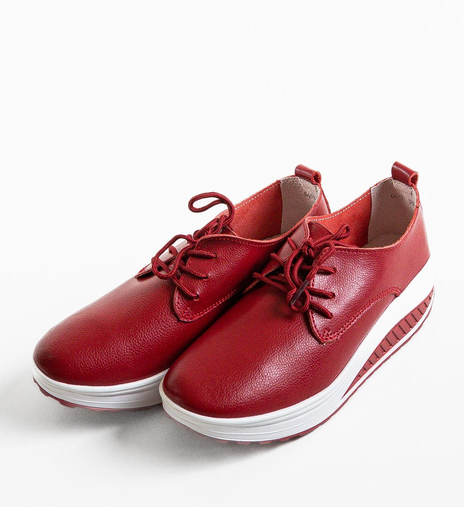 Pantofi Casual Kleak Rosii | Confort & Stil - imagine 6