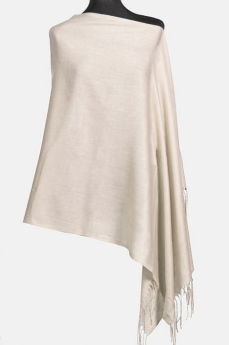 Eșarfă Elegantă din Cashmere Ivory | Shopika