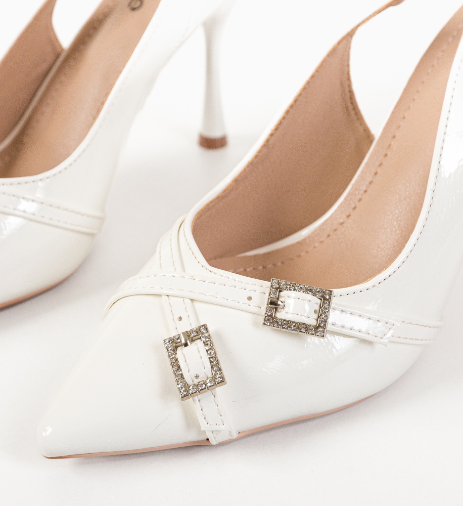 Pantofi Lippa Albi Eleganți cu Toc - imagine 8