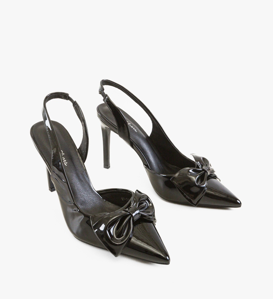 Pantofi Stiletto Dama Ebysyna Negri Eleganți - imagine 2