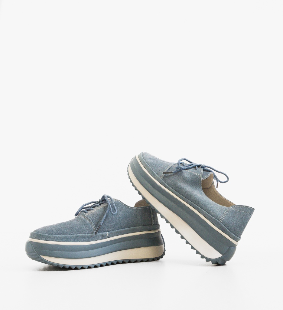Pantofi Casual Albastri Reprale - Confort Zilnic - imagine 3
