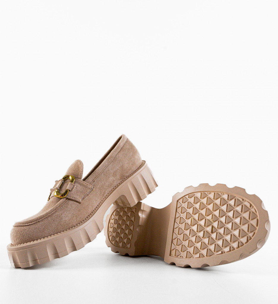 Pantofi Casual Gully Bej - Confort și Stil
