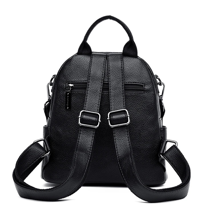 Rucsac Dama Delis Zephyrine GT2856 Negru, Piele Ecologica - imagine 4