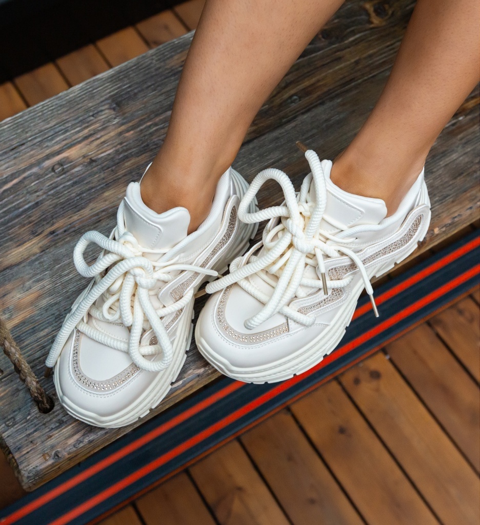 Adidași Dama Rafe Bej | Confort Zilnic - imagine 6