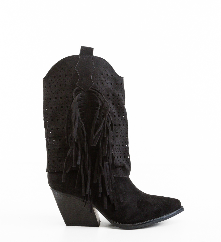 Cizme dama Bunesc Negre Elegante si Confortabile - imagine 6