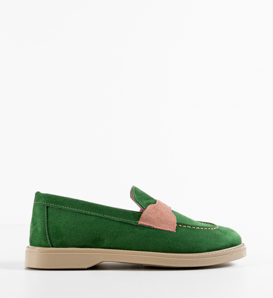 Pantofi Casual Verzi Andrey | Stil Modern Zilnic - imagine 5