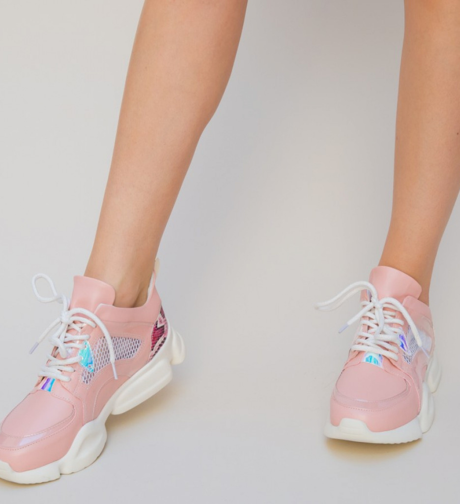 Pantofi Sport Simfon Roz - Confort și Stil - imagine 2