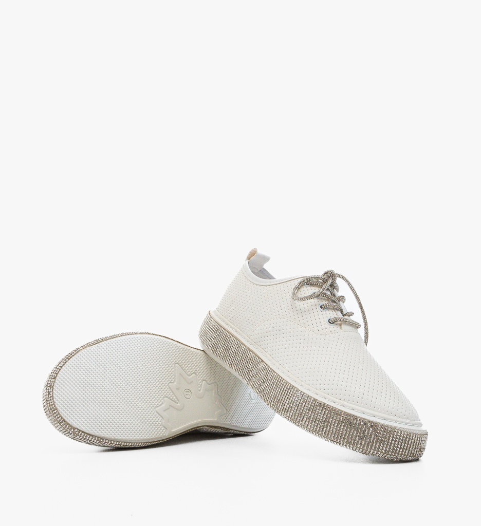 Sneakers Dama Albi Comozi si Stilati - imagine 6
