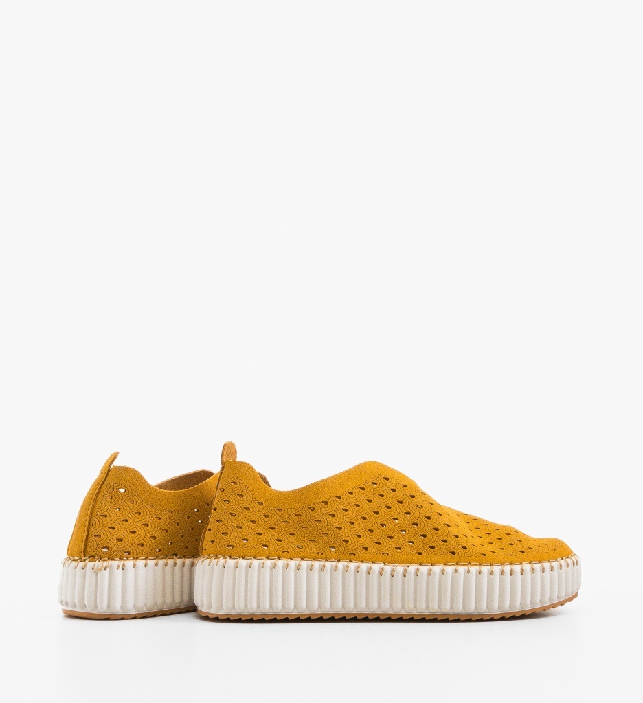 Pantofi Casual Berrt Camel Confort - imagine 3