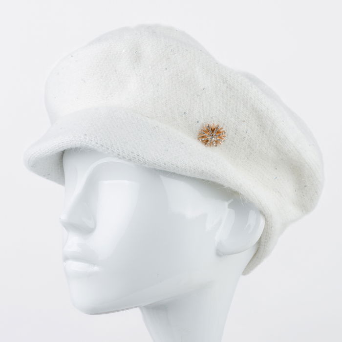 Bereta Shopika cu Paiete Albe - Eleganță și Stil