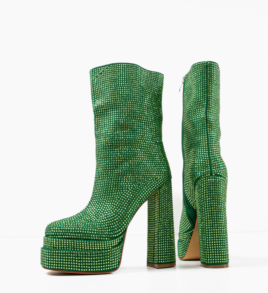 Botine Vance Verzi Elegante - imagine 15