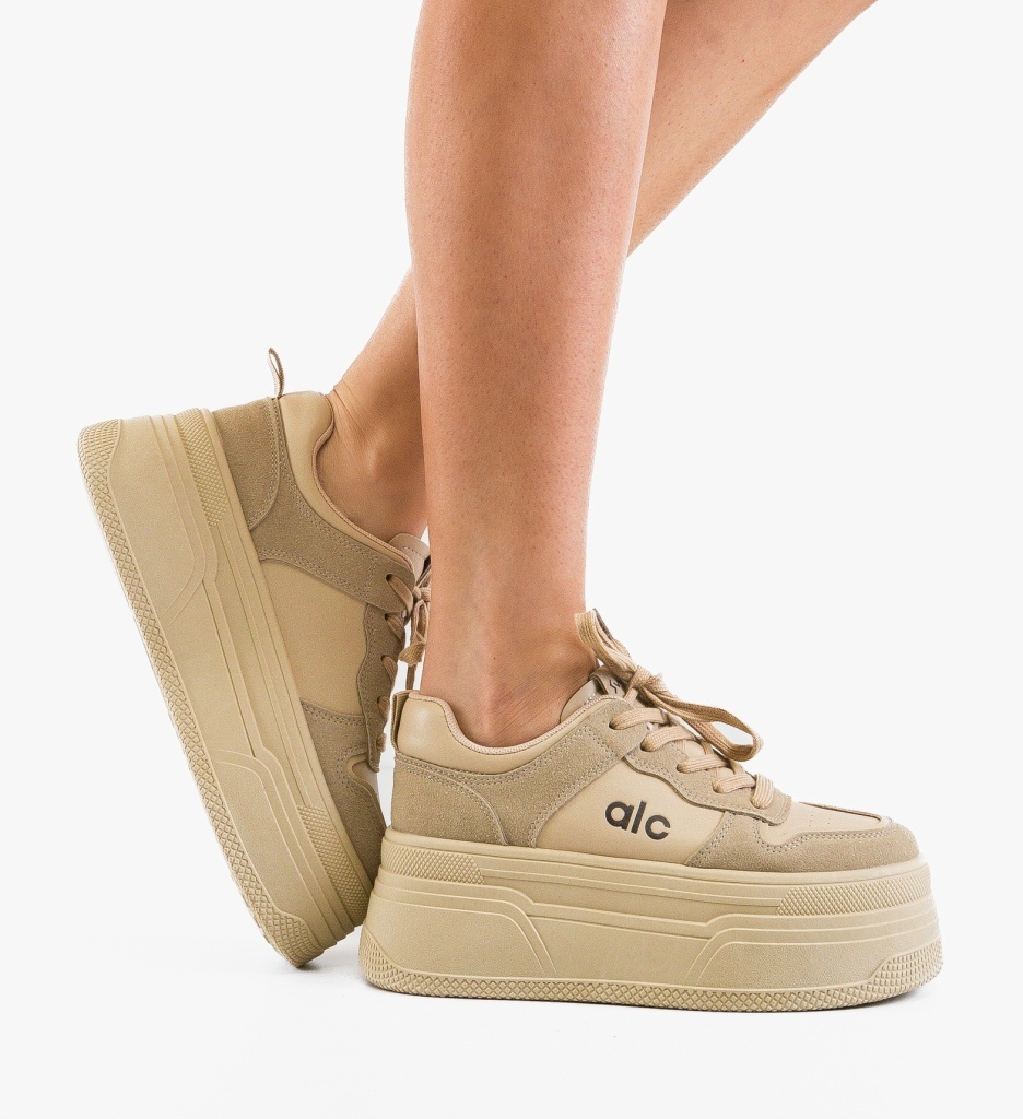 Sneakers Dama Dareva Khaki - Confort Stilat