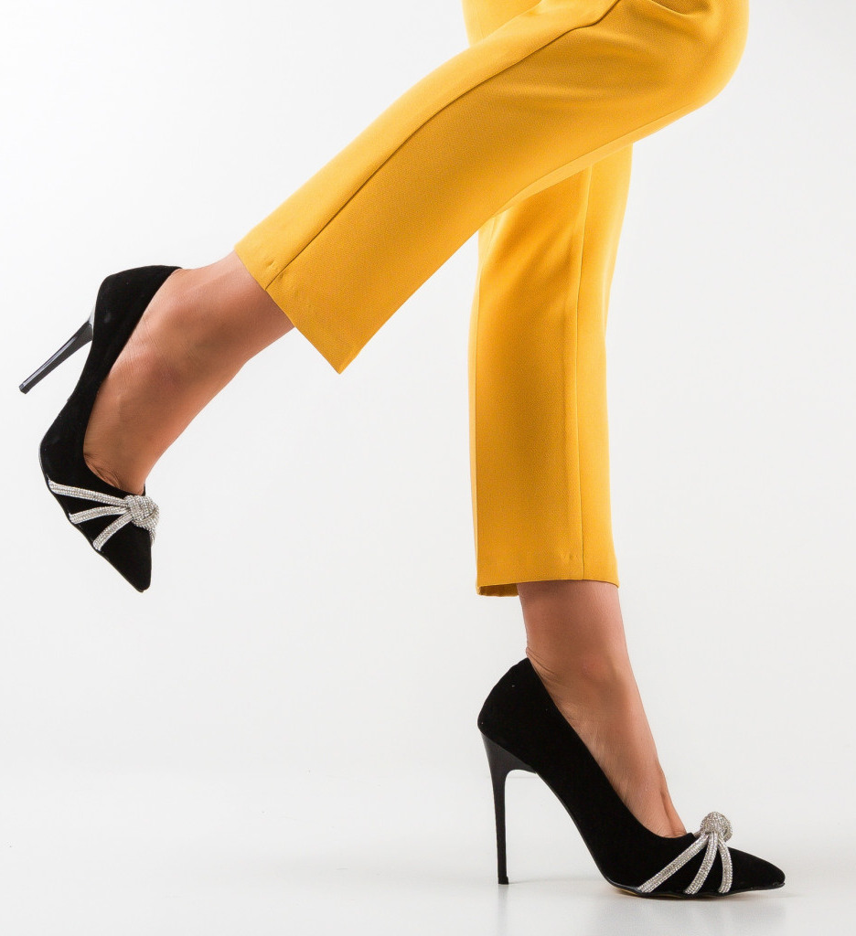 Pantofi dama Mogles Negri - Eleganți și confortabili - imagine 3