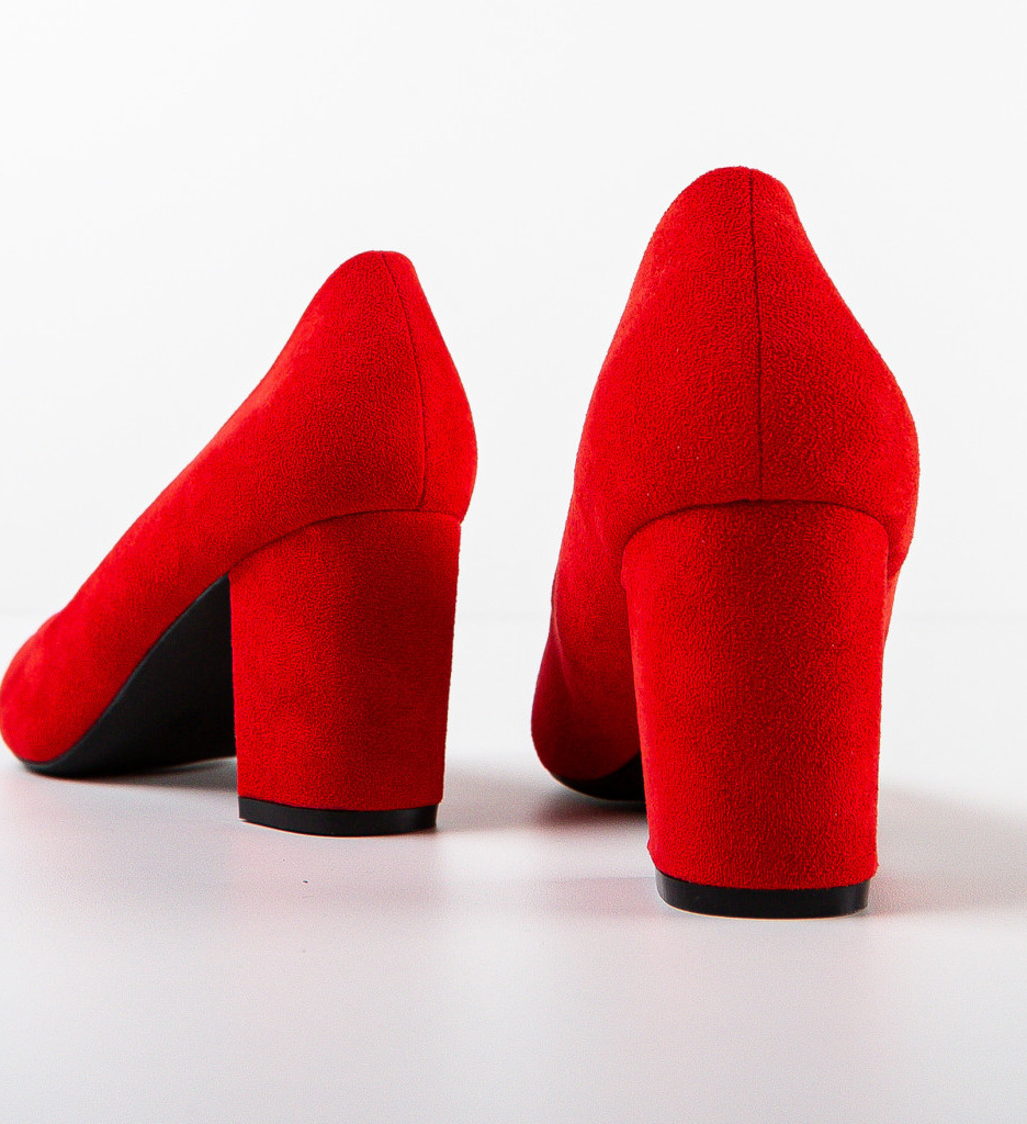 Pantofi dama Monty Rosii cu Toc - Eleganță Maximă - imagine 8