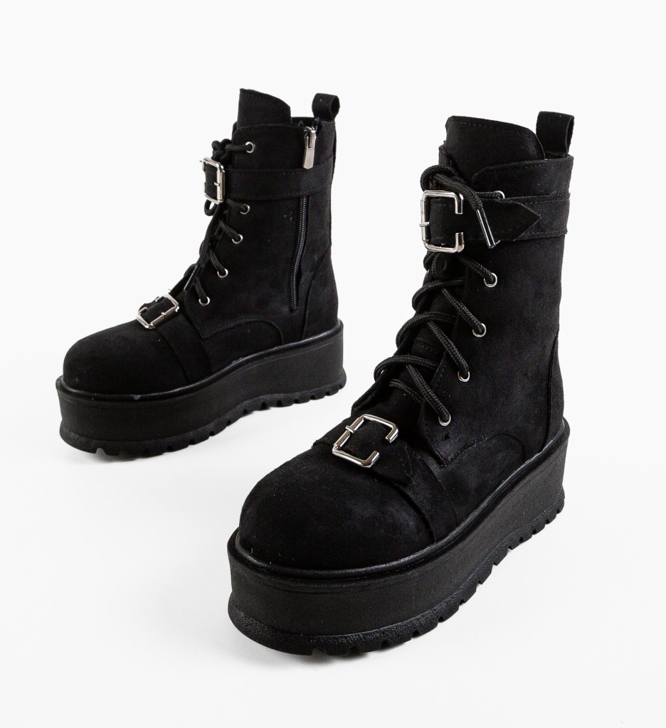 Ghete Dama Guardia Negre | Eleganță și Confort - imagine 8